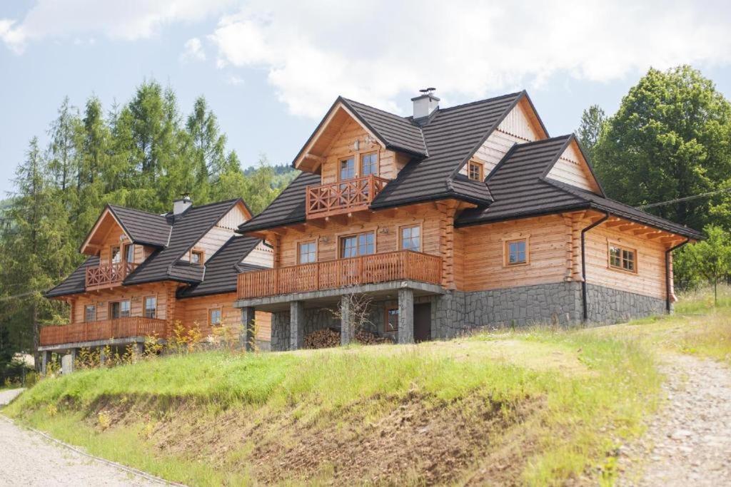 Mosorny Park Drewniane Komfortowe Domki Caloroczne Zawoja Exterior foto